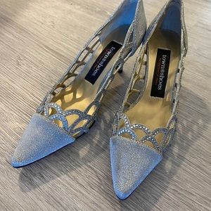 Gorgeous Shimmery Special Occasion Town Shoes Heels